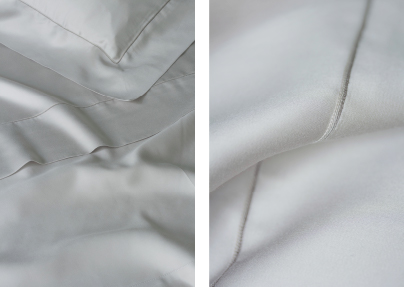 Ourlet 3 rangs bed linen collection - Maison Duchénoy